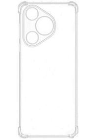 Силиконовый чехол Huawei Pura 70 прозрачный