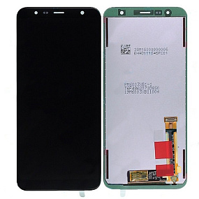 Дисплей для телефона Samsung J415F/J610F (J4+ 2018/J6+ 2018) в сборе с тачскрином Черный - Премиум