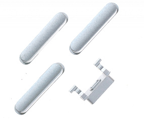 Толкатель кнопки вкл iPhone 6S набор 4шт. Серебро