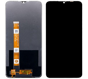 Дисплей для телефона Realme C3/5/6i/OPPO A5 2020/A9 2020/A31 в сборе с тачскрином Черный