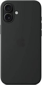 Кейс iPhone 16 силикон SafeMag SM021 черный