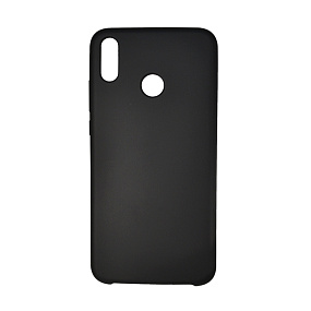 Силиконовый чехол Honor 8X Silicon Case Fasion матовый черный