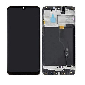 Дисплей для телефона Samsung A105 (A10) модуль Черный - Оригинал