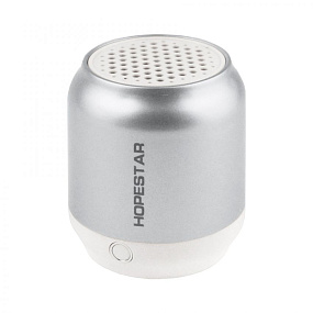 Колонка Hopestar H8 (Bluetooth/MicroSD/USB/FM/AUX) серебро