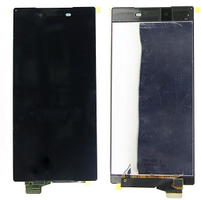 Дисплей для телефона Sony E6853/E6833 (Z5 Premium/Premium Dual) в сборе с тачскрином Черный - Оригин