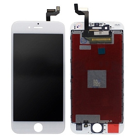 Дисплей для телефона iPhone 6S в сборе Белый - AAA (orig LCD)