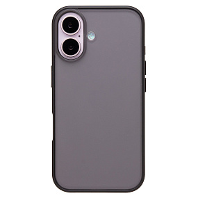 Кейс iPhone 16 силикон PC035 черный
