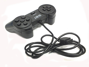 Джойстик Sega Controller Рогатый (Форма Sega) 9 pin черный