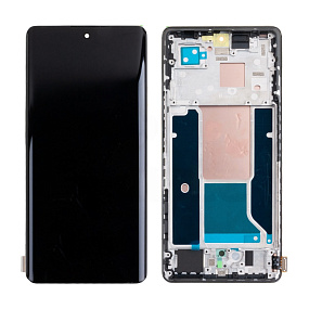 Дисплей для телефона Infinix Zero 30 4G (X6731B) модуль с рамкой Золото - Оригинал