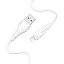 Дата кабель lightning - USB Borofone BX18 Optimal 2.4A белый 3м