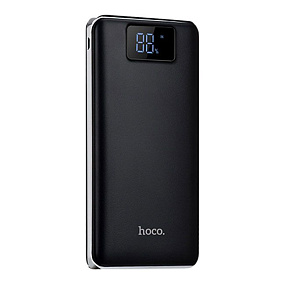 Портативное зарядное устройство Hoco B23B QC 20000mAh 3USB LCD черный