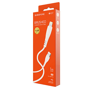 Дата кабель micro USB - USB Borofone BX37 2.4A 1м белый