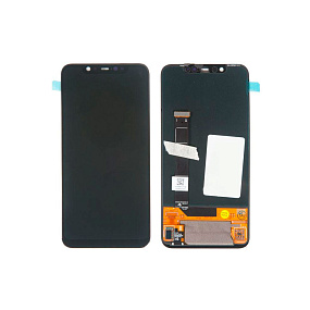 Дисплей для телефона Xiaomi Mi 8 в сборе с тачскрином Черный - (OLED)