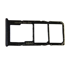 Контейнер SIM Samsung A217F (A21s) Черный
