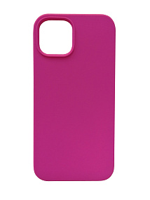 Кейс iPhone 13 Silicone Case без логотипа (№054) темно-розовый