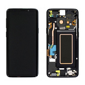 Дисплей для телефона Samsung G960F (S9) модуль Черный - Оригинал