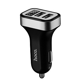 АЗУ-USB HOCO Z3 2 выхода 3.1A черный