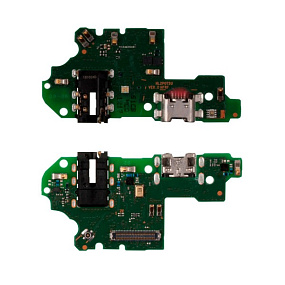 Шлейф Huawei P Smart (2019) плата на системный разъем/разъем гарнитуры/микрофон - Премиум