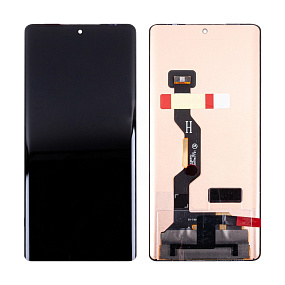 Дисплей для телефона Motorola Moto G85 (XT2427-3) в сборе с тачскрином Черный - Оригинал