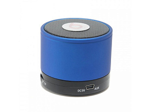 Колонка beatsbox (Bluetooth/MicroSD/USB/FM/AUX) синяя