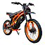 Электропитбайк Kugoo Wish 02 Pro (70 км/ч) черный