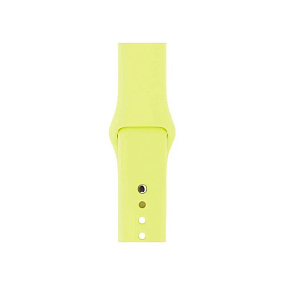 Ремешок Apple Watch Silicone 42/44/45mm лимонный