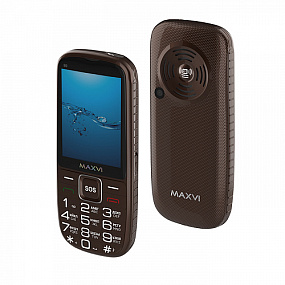 Мобильный телефон Maxvi B9 Brown