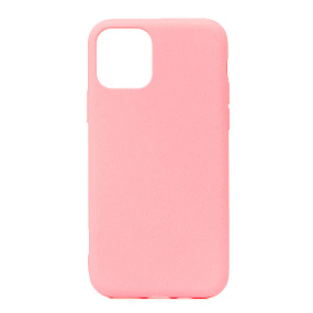 Кейс iPhone 11 Silicone Case без логотипа светло-розовый
