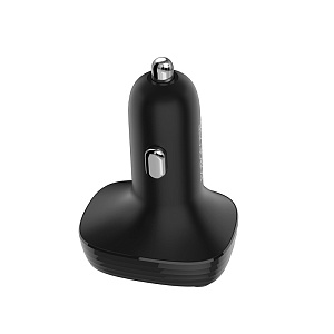 FM-модулятор Borofone BC16  (Bluetooth, MicroSD, 2USB, дисплей) черный