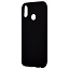 Силиконовый чехол Huawei P20 Lite матовый черный