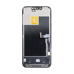 Дисплей для телефона iPhone 13 Pro в сборе Черный - (Soft OLED, Full HD, 120 Гц) (с верификацией)