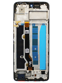 Дисплей для телефона Tecno Spark 20 Pro (KJ6) модуль с рамкой Черный - Оригинал