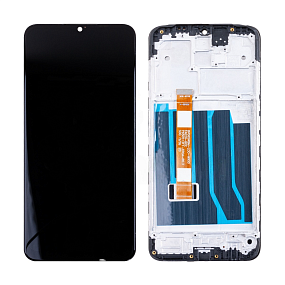 Дисплей для телефона OPPO A5 2020/A9 2020 (CPH1931/CPH1941) модуль с рамкой Черный - Оригинал