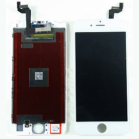 Дисплей для телефона iPhone 6S в сборе Белый - AAA