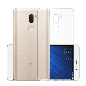 Силиконовый чехол Xiaomi Mi 5S Plus прозрачный