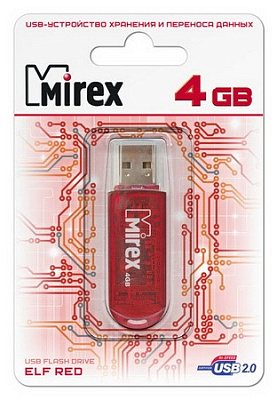 4Gb Mirex Elf красная 2.0