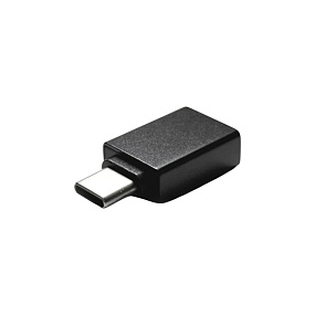 Переходник OTG USB (мама) - Type-C (папа) черный