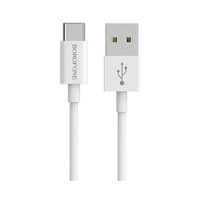 Дата кабель Type-C - USB Borofone BX22 1м 2,4A белый