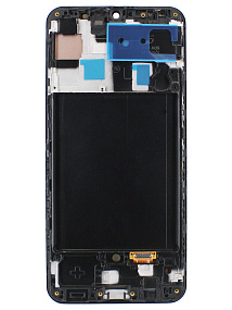 Дисплей для телефона Samsung A505F (A50) модуль Черный - (OLED)