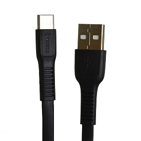 Дата кабель Type-C - USB Baseus CATZY-B01 плоский черный