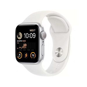 Часы наручные Apple Watch SE2 40mm серебро/белый