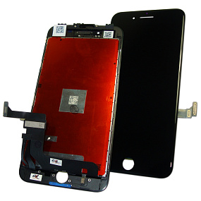Дисплей для телефона iPhone 8 Plus в сборе Черный - Премиум