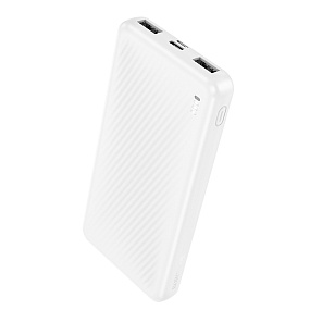 Портативное зарядное устройство Borofone BJ55  2USB/Micro/Type-C 10000mAh белый
