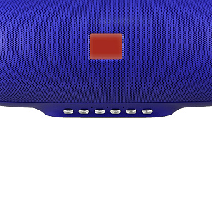 Колонка BY-1050 (Bluetooth/MicroSD/USB/AUX) синяя