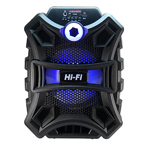 Колонка ZQS-8103 (Bluetooth/MicroSD/USB/FM/AUX/MIC) 20W черная