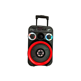 Колонка JBK-806 (Bluetooth/Microphone/USB/FM/AUX/TF/TWS) 10W красная