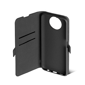 Чехол-книжка DF под кожу Xiaomi Redmi Note 9T черный