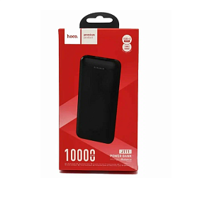 Портативное зарядное устройство Hoco J111 2USB/Micro/Type-C 10000mAh черный