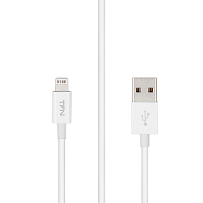 Дата кабель lightning - USB TFN TPE CLIGUSB2MTPWH 2.4A 2м белый
