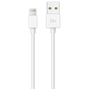 Дата кабель lightning - USB Xiaomi ZMI 2,4A 1м белый